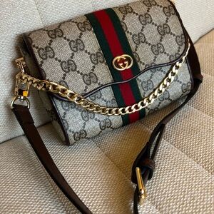 Gucci Beige and Brown Women's Bag